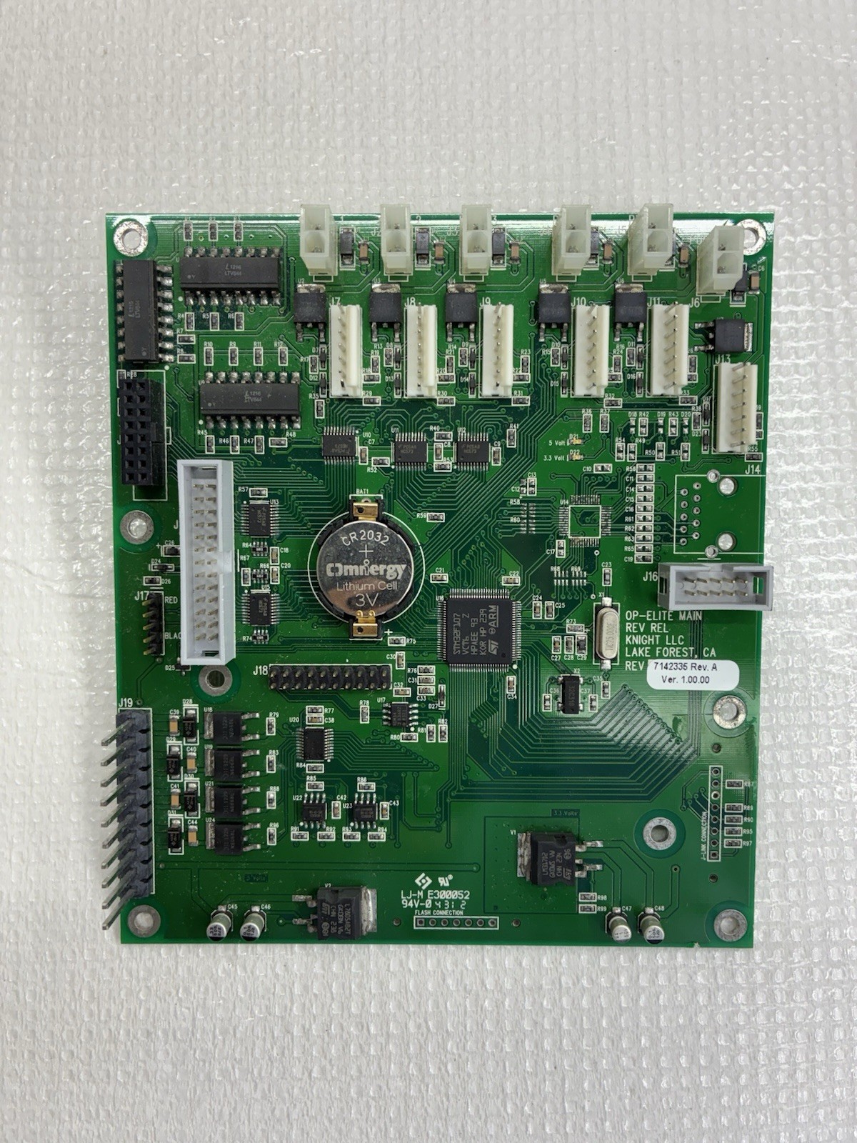 KNIGHT EQUIPMENT 7142335 CIRCUIT BOARD REV. A, NWC-QC 1013