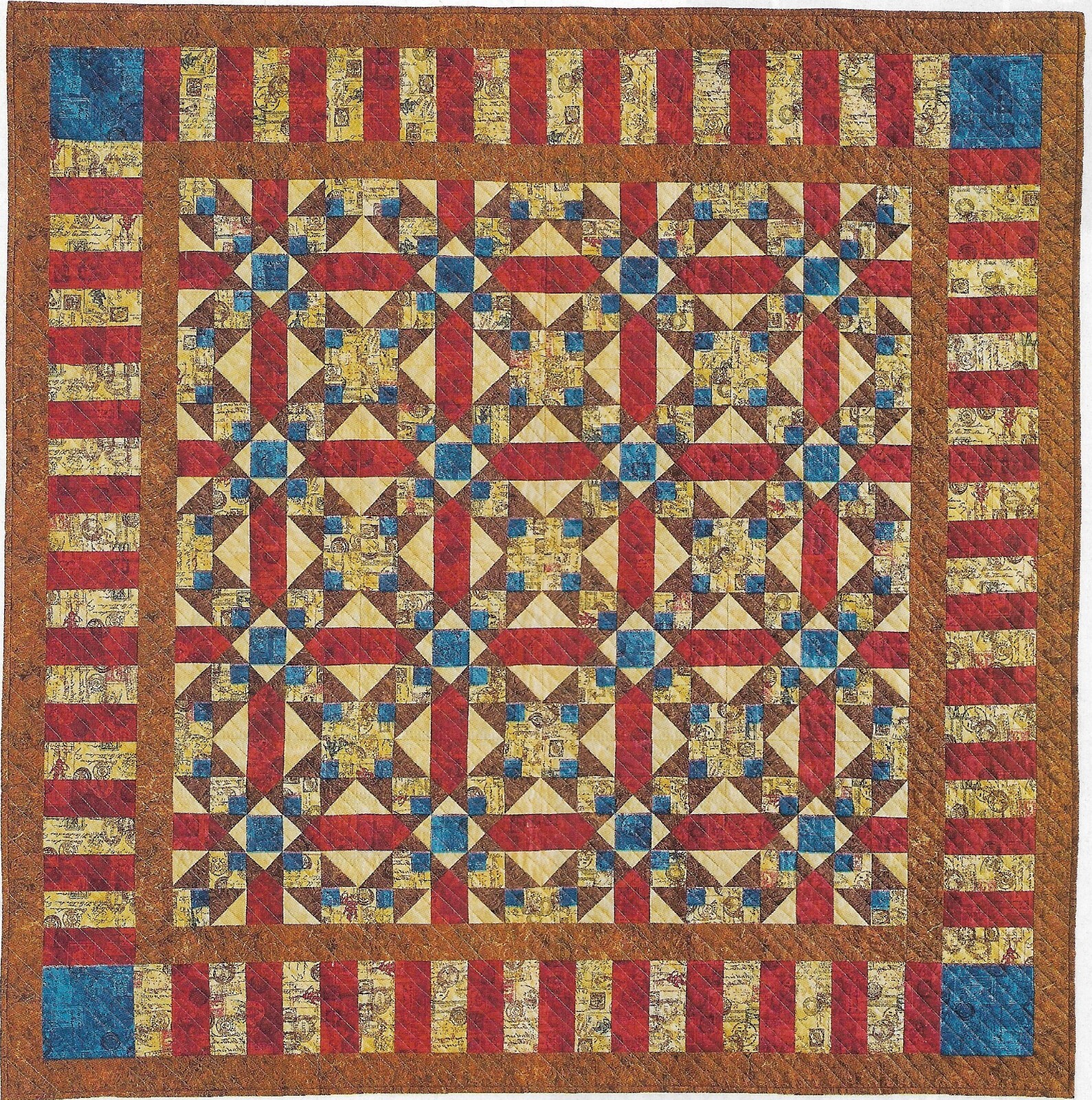 Ride West Quilt quilting pattern instructions