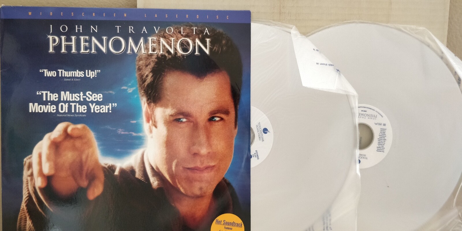 PHENOMENON 2-Laserdisc LD WIDESCREEN FORMAT JOHN TRAVOLTA STARS