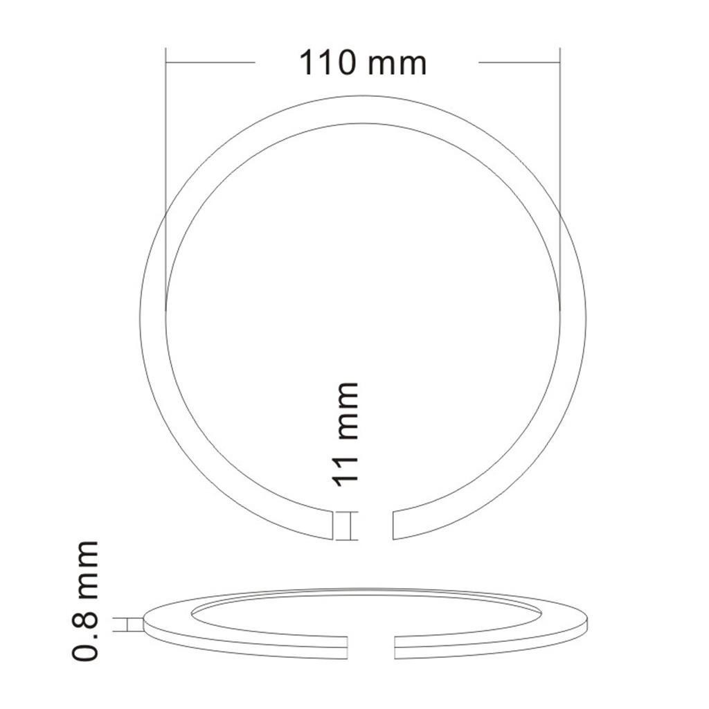 B-77 Acoustic Guitar Circle Rosette Soundhole Sticker For