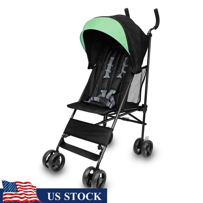 Lightweight Umbrella Baby Stroller Easy Fold Travel W/ Sunshade Storage Basket