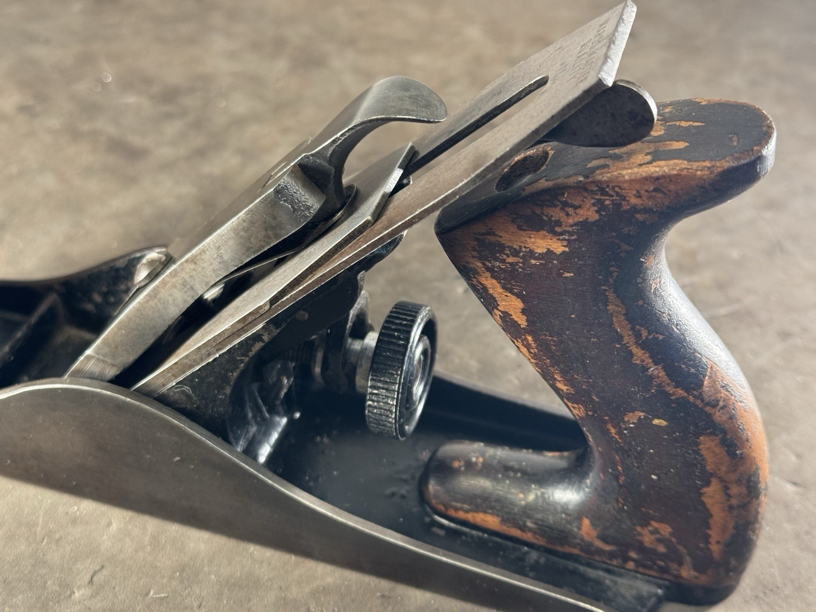Wards Master Quality No 3 - 9 1/4" Bench Plane Wartime Stanley Made Sharp VTG