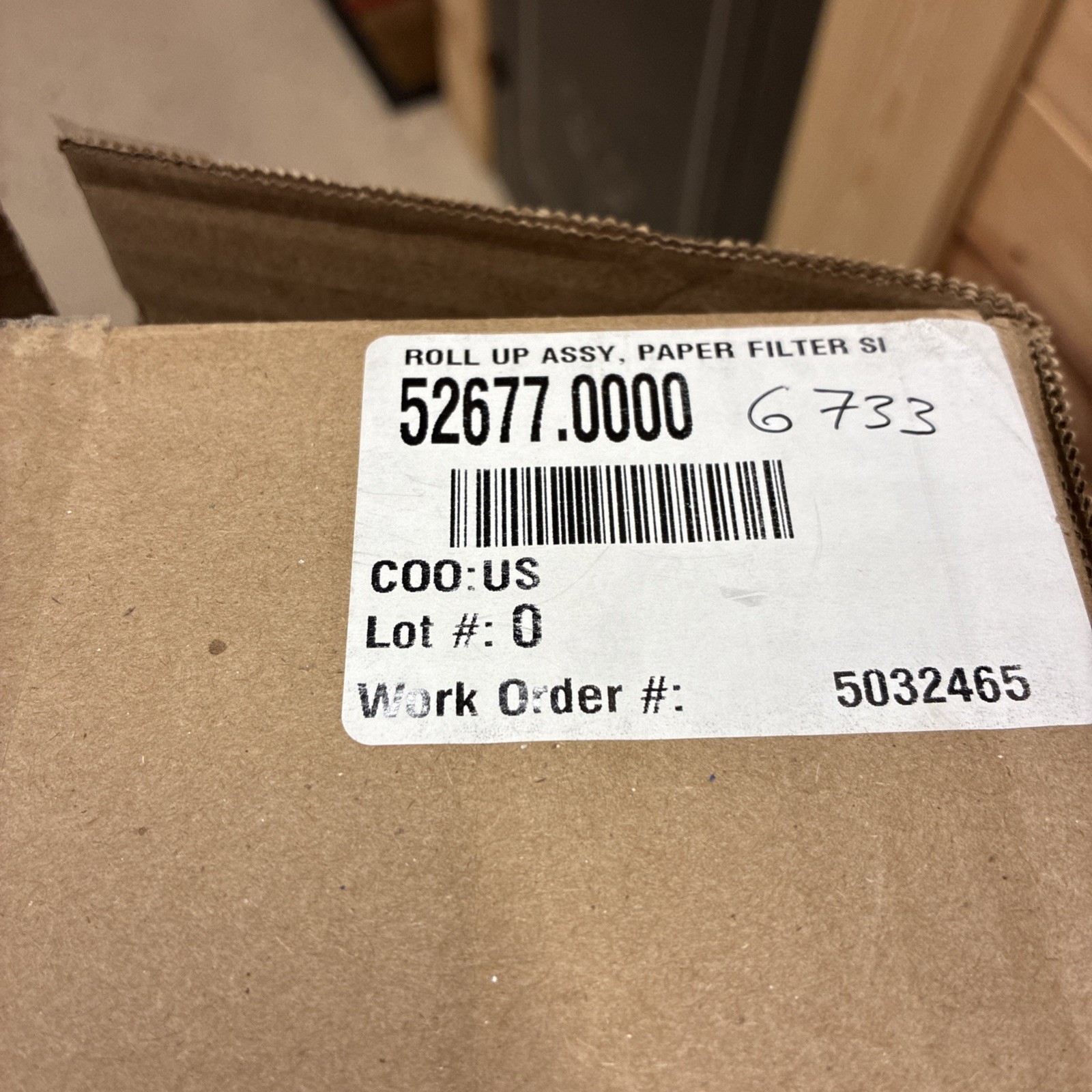 Bunn 52677.0000 Roll Up Assembly Paper Filter SI 312 OEM for Sure Immersion 312