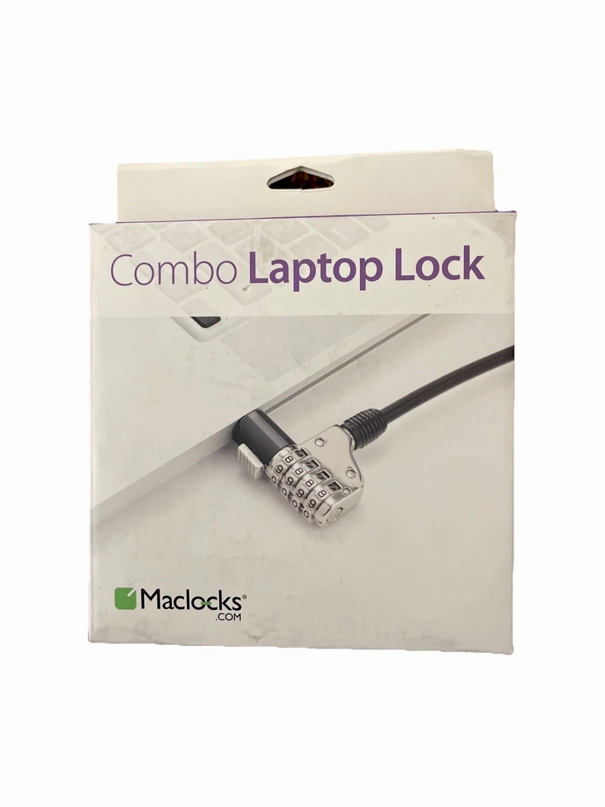 Dial Combination Laptop Security Lock #CL37. 4 Digit Combo W/6 Foot Cable. New.