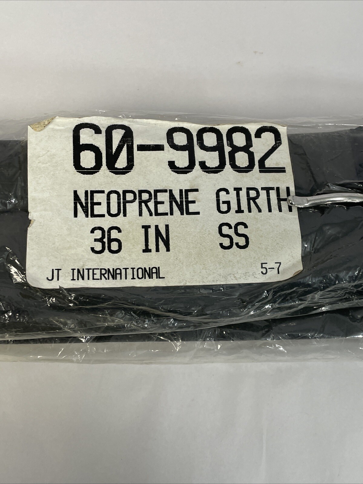 36" Neoprene Girth IACO New Black