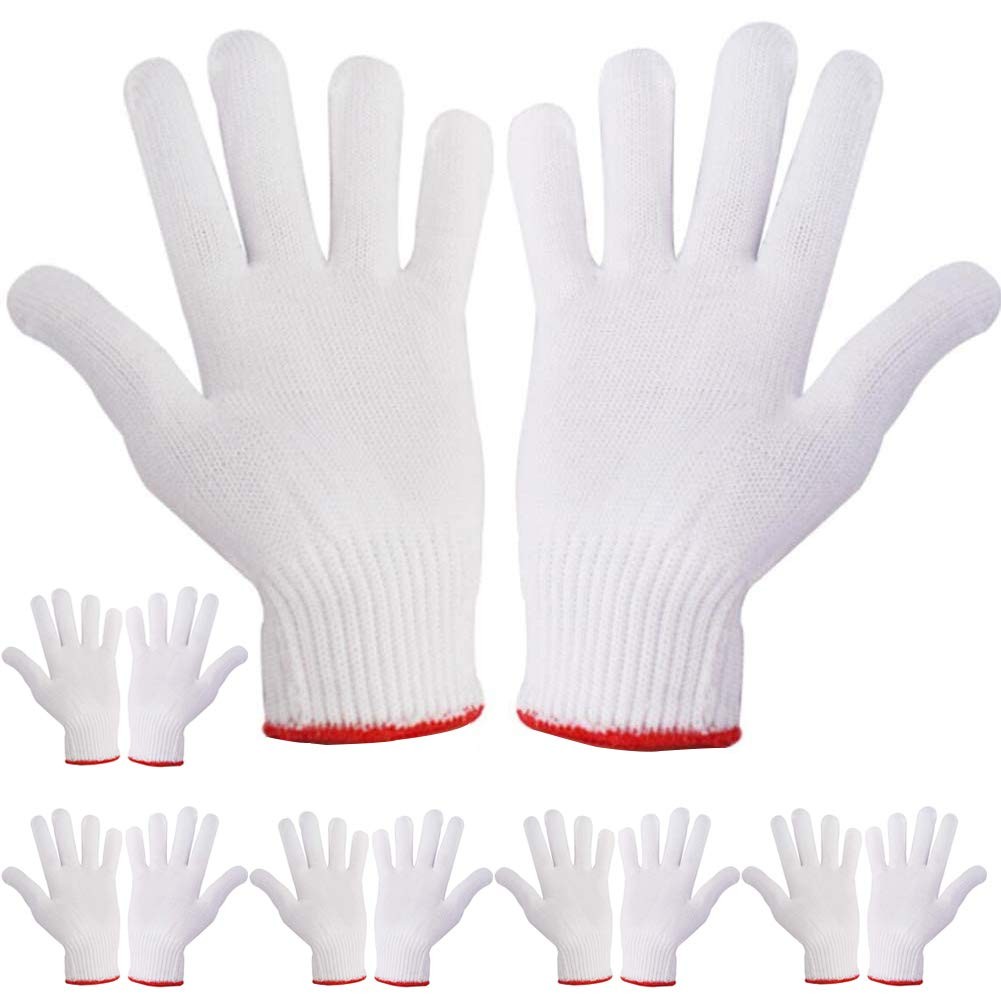 Hand Working Gloves Safety Grip One Size (Pack of 12), 6 Pairs