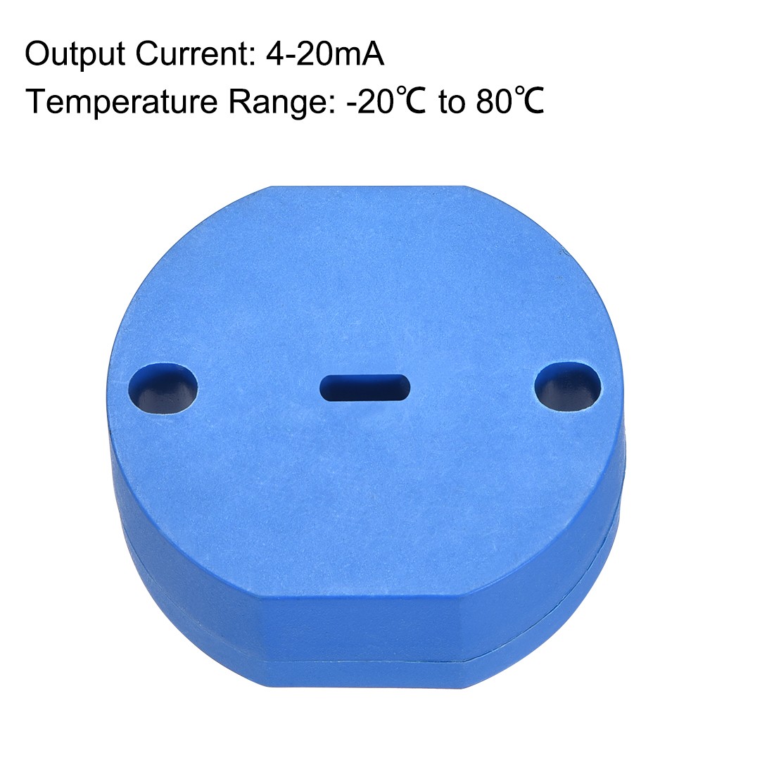 PT100 Temperature Sensor Transmitter 24V DC 4-20mA -20℃ to 80℃ Blue