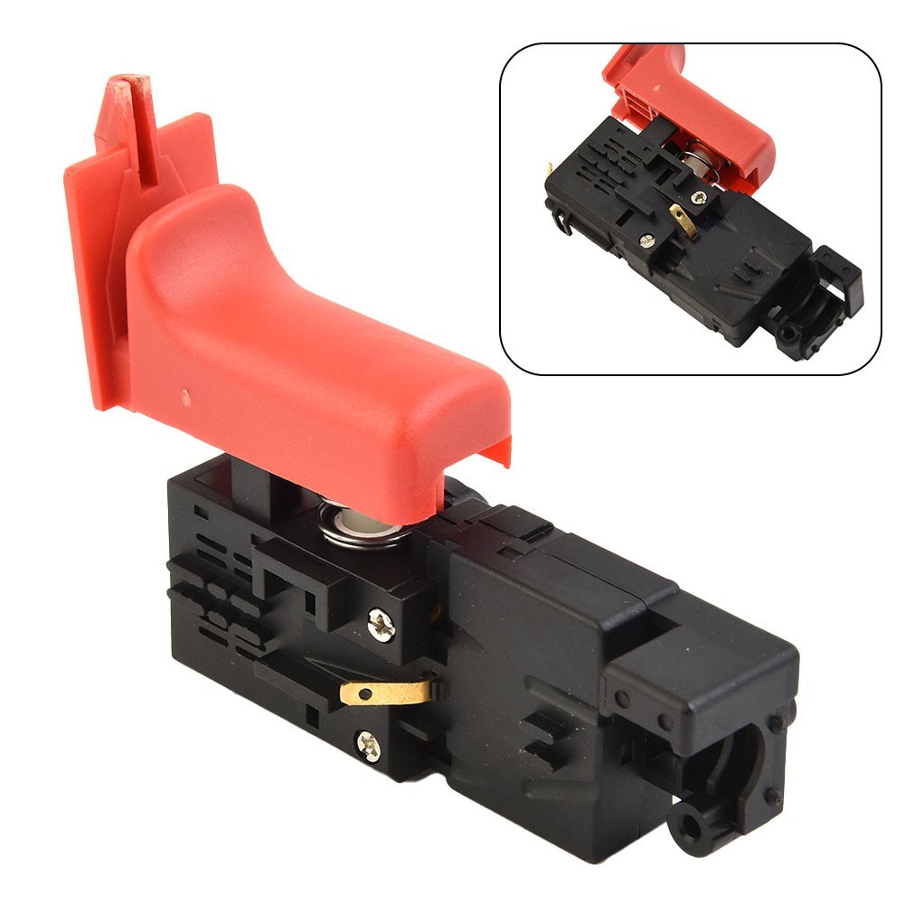 Replace Your Worn Out Switch with AC220V Rotary Hammer Switch Black Red Design