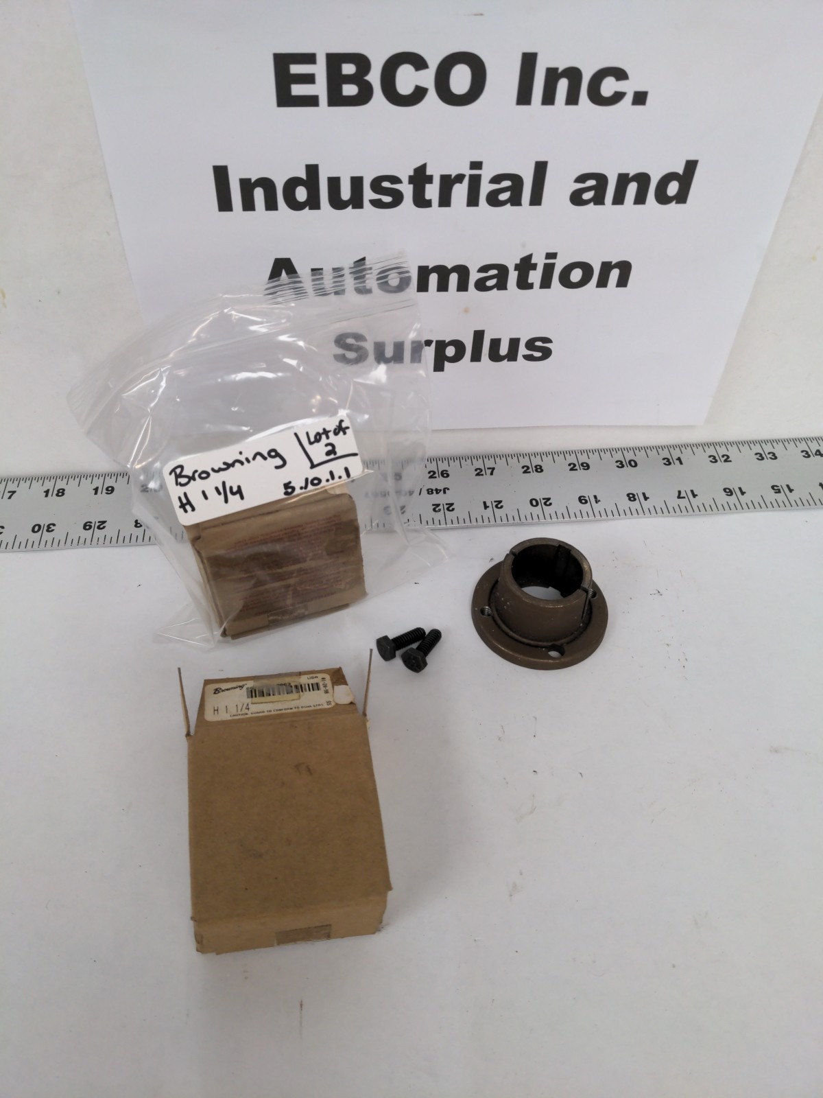 BROWNING H 1 1/4 SPLIT TAPER BUSHING, LOT OF 2