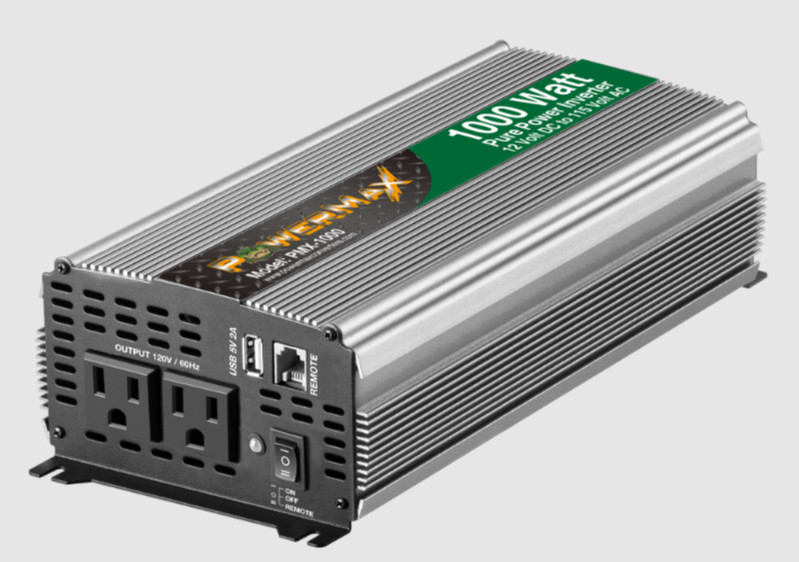 POWERMAX PMX-1000 PURE SINE WAVE 1000W POWER INVERTER w/REMOTE SWITCH *S75