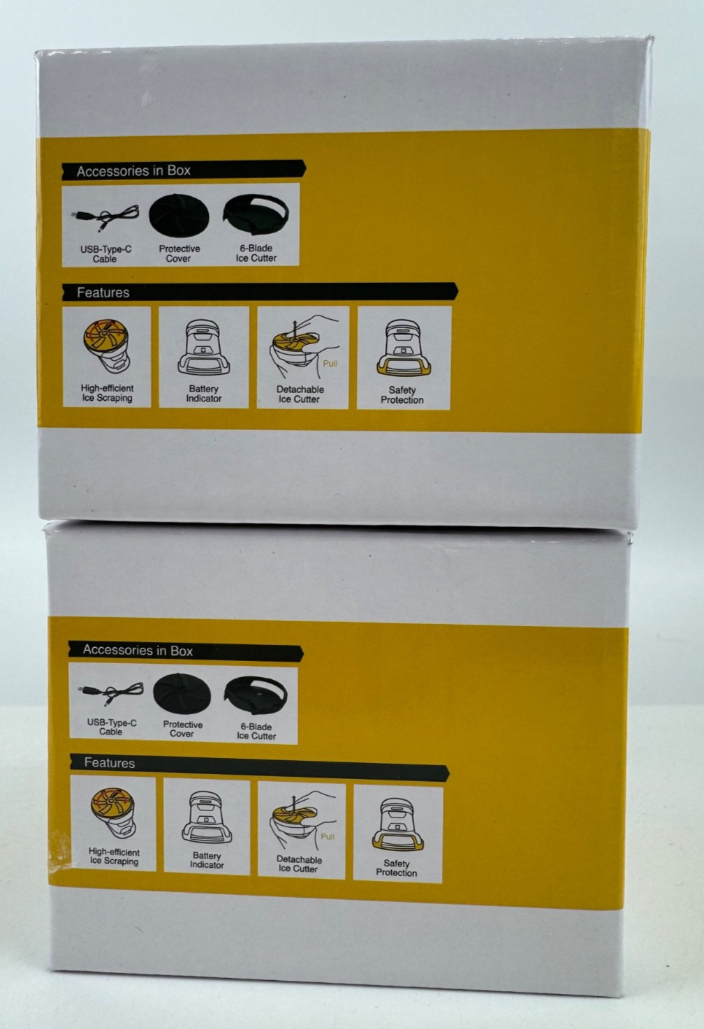 Electric Ice Scraper Ice Scrapers Car Windshield Ice Removal Tool for Car 2PACK