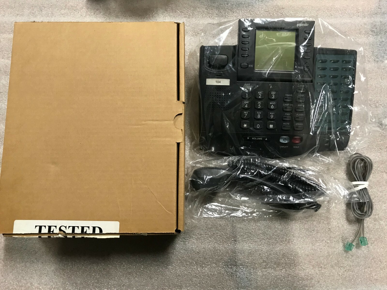 Vodavi 9016-71 30 Button Large Display Phone Handset - 60 Day Warranty