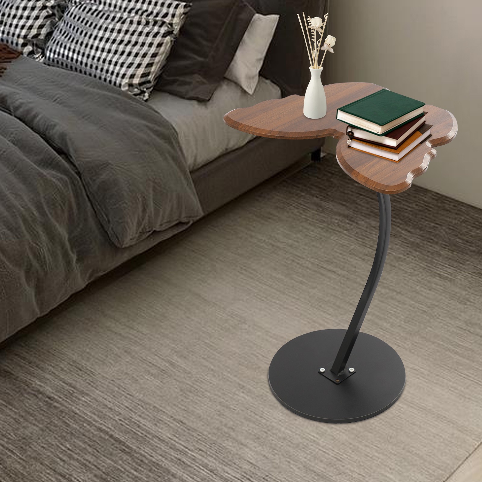 Butterfly-shapeSide Table, Butterfly-shaped Side Table, Small C-shaped End Table