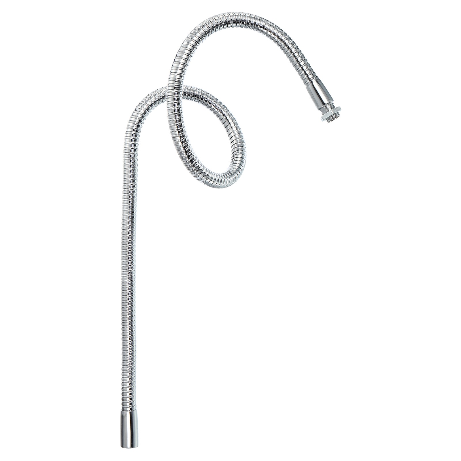 23" Universal Gooseneck M10 Fine Thread Metal Bendable Hose Flexible Tube