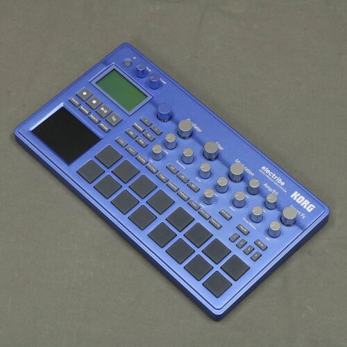 Korg Electribe 2 Blue Music Production Groovebox Synthesizer Metallic Blue USED