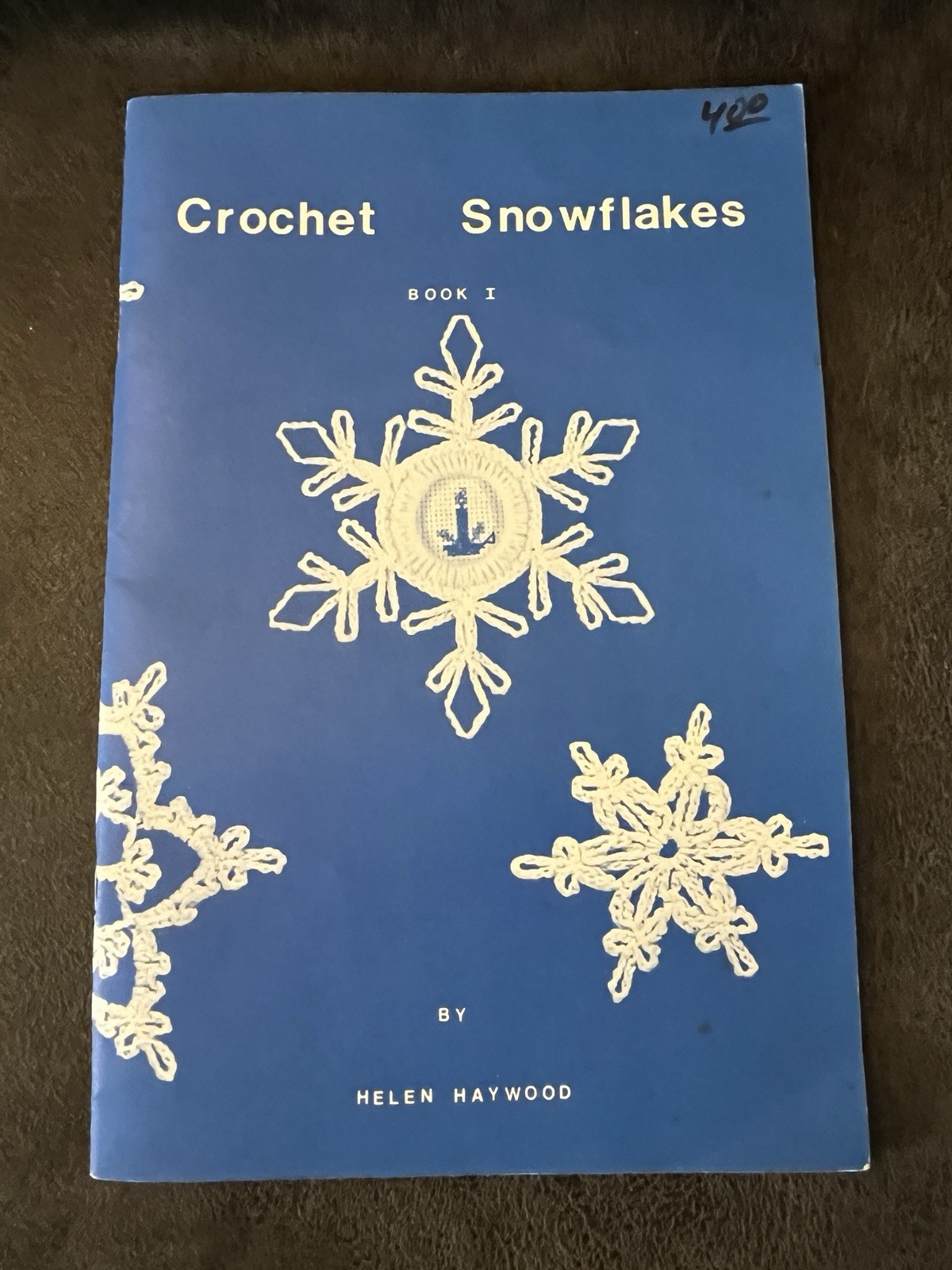 VTG 1980 Crochet Snowflakes Christmas Ornments Pattern Book 1 By Helen Haywood