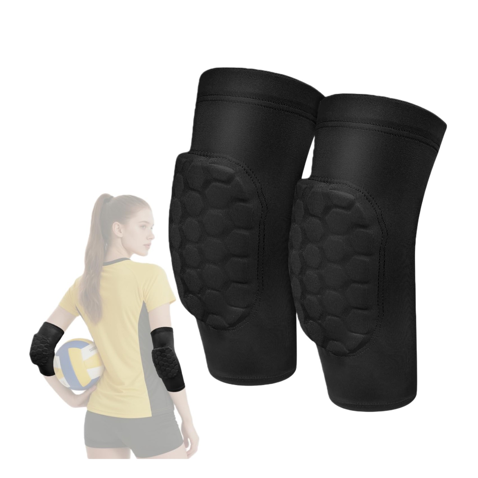 "Volleyball Elbow Pads for Kids and Teens  Breathable Arm Protectors"