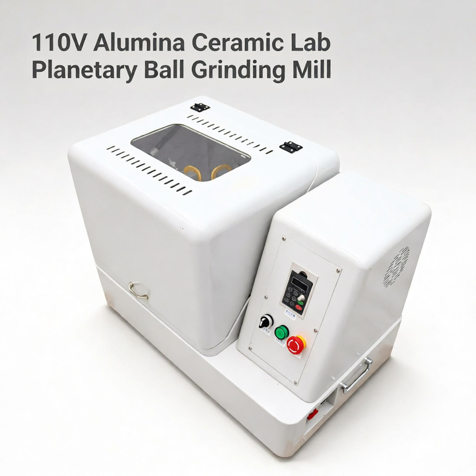110V Alumina Ceramic Lab Planetary Ball Grinding Mill  Geology Ceramics Mining