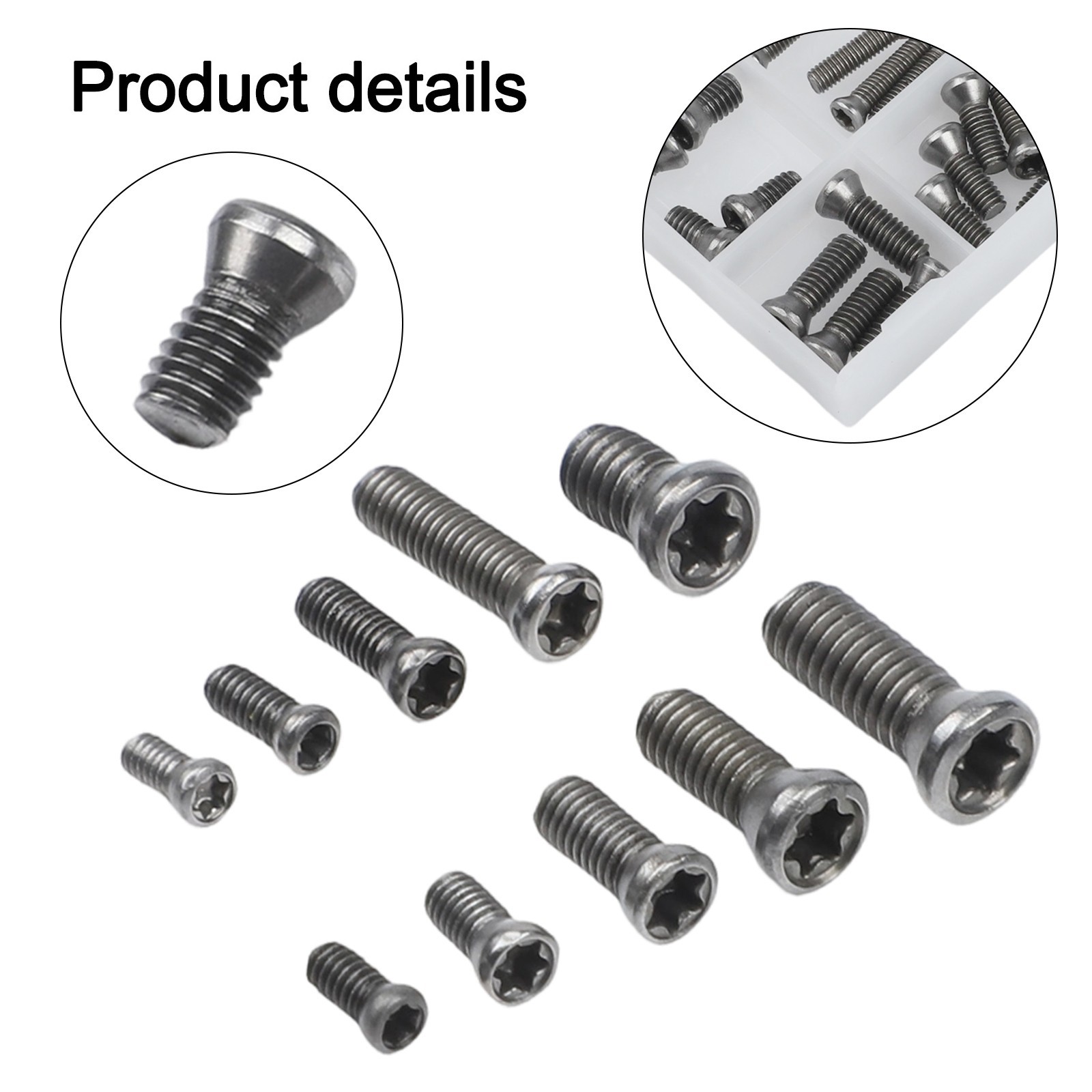 Screws Pack of 50 Designed for Securing Carbide Inserts on Tool Holders