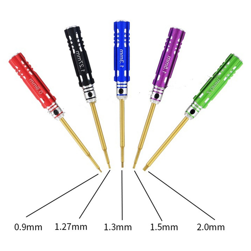 5Pcs Hex Screw Driver Repair Set for SCX24 RC Car Model Equipment Hobby Model
