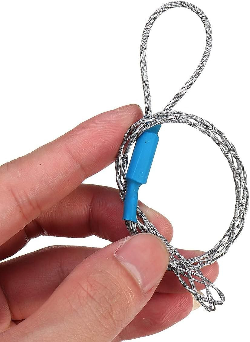 Cable Pulling Grip Sock Kit Galvanizing Steel Antislip Pipe Cable Wire Pulling G