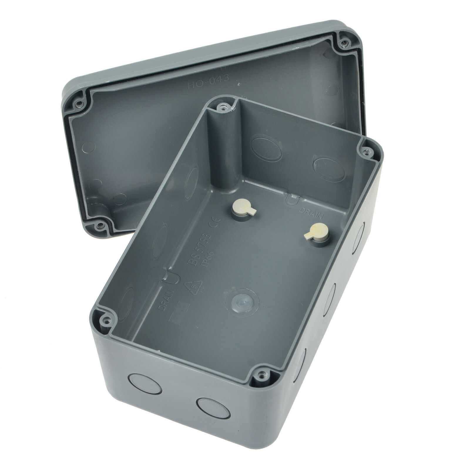 Electrical Junction Box ABS Plastic Waterproof Dustproof Cable Glands Connector