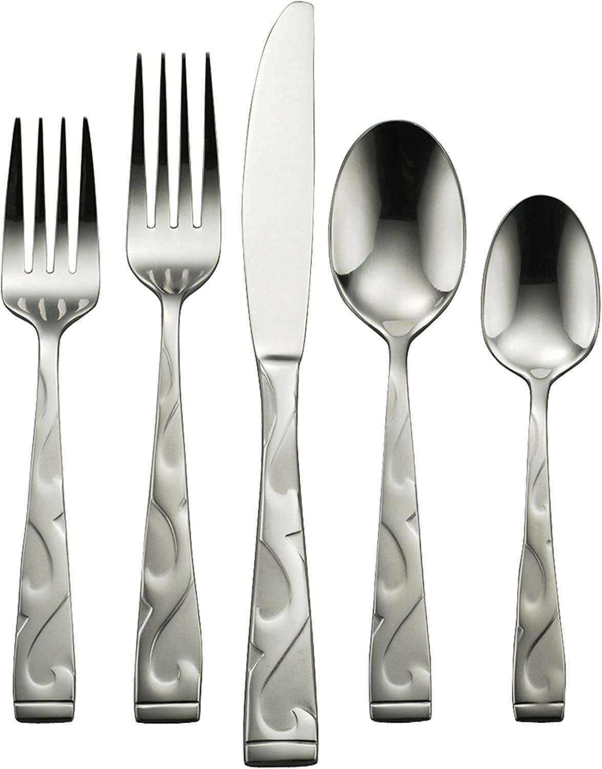 Oneida B340045B Tuscany 45-Piece Flatware Set, Service for 8