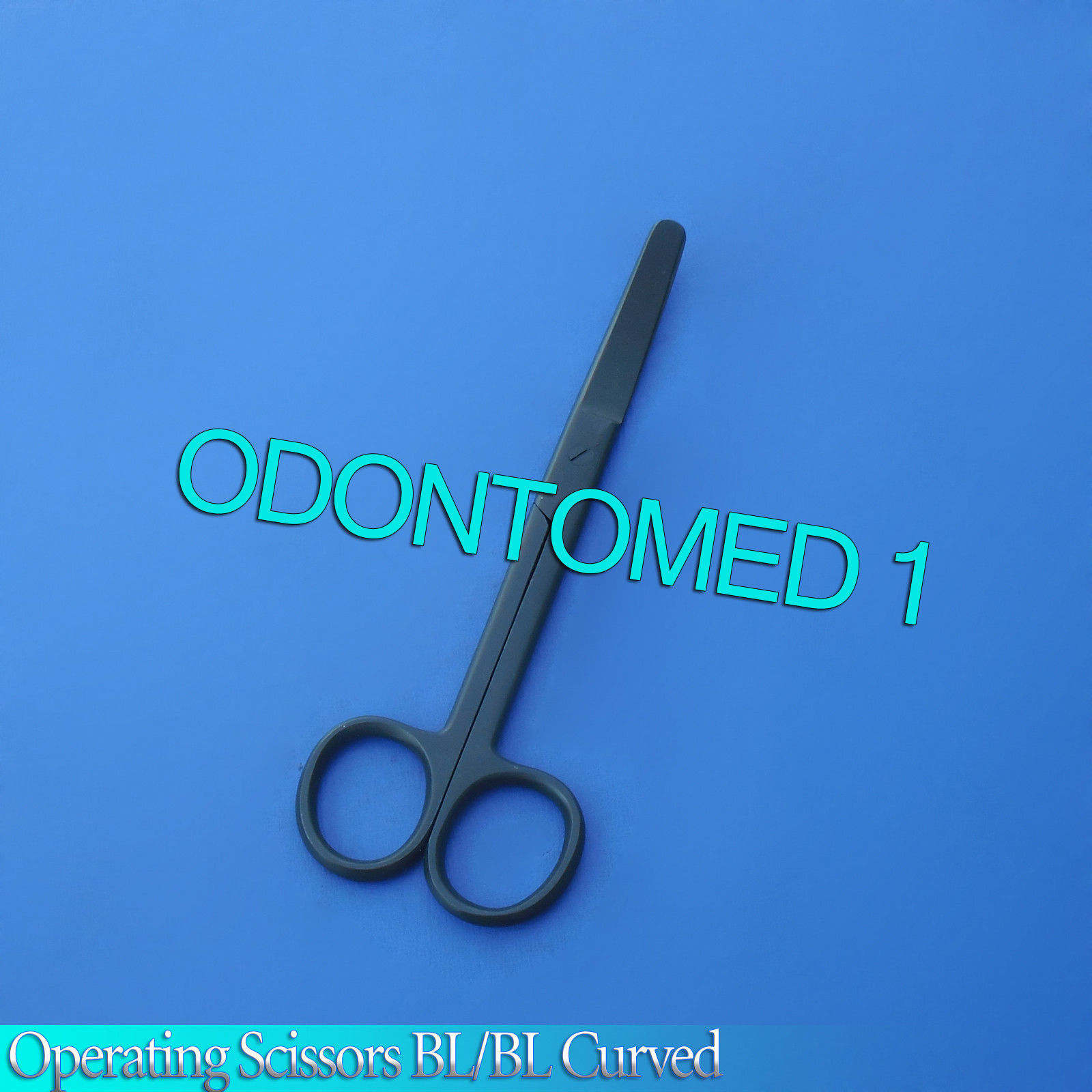 Operating Scissors Curved 4.5" blunt-blunt Black Coated Surgical Instruments