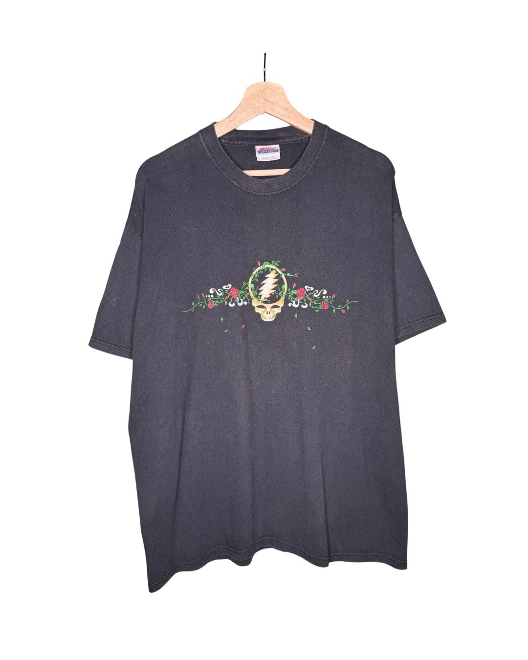 Grateful Dead Shirt T Shirt Vintage 2002 Steal Your Face  Skull Roses GDP