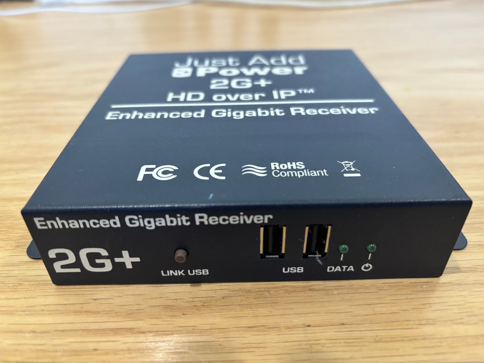 Just Add Power 2G+ HD over IP Enhanced Gigabit Receiver - VBS-HDIP-218A