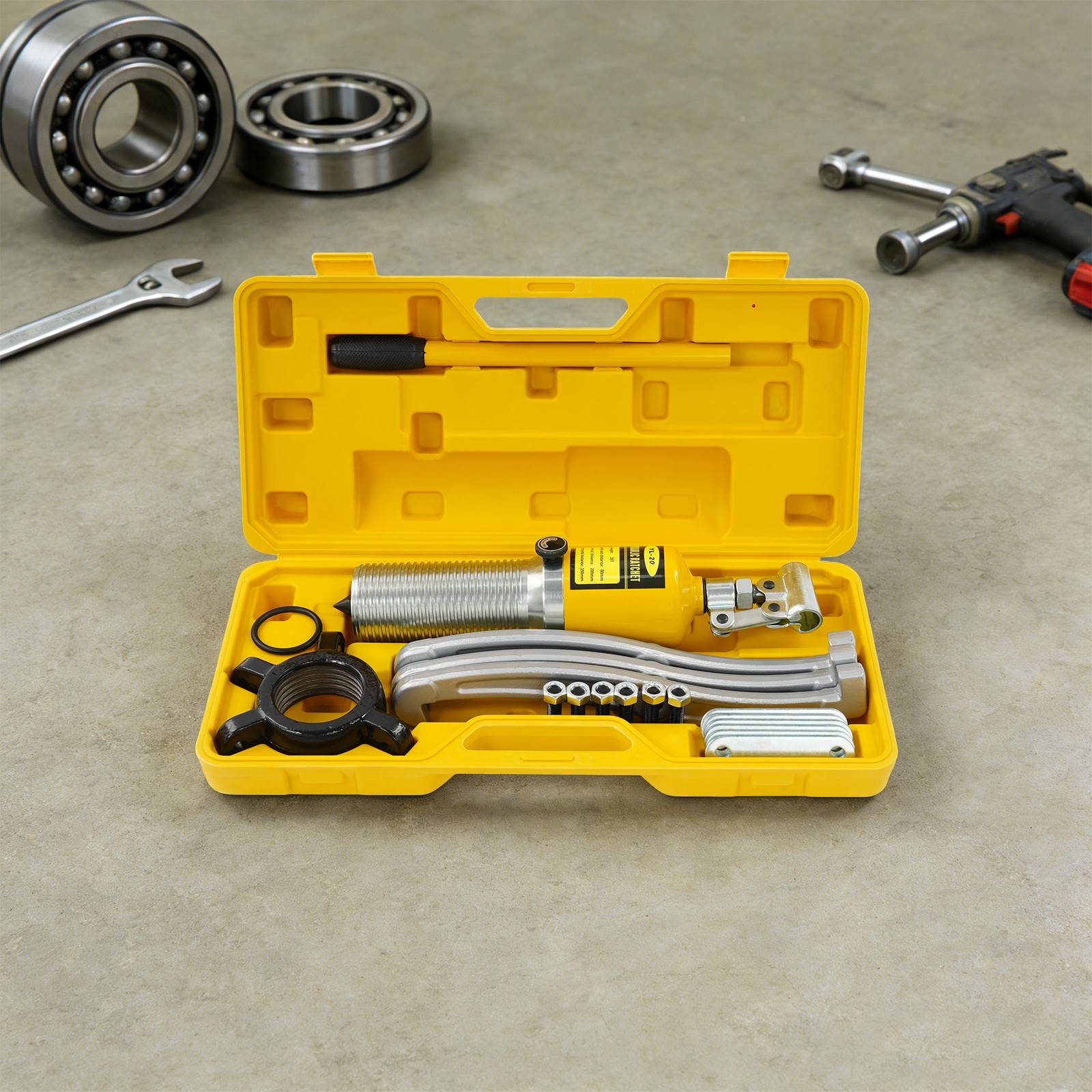 Hydraulic Bearing Puller for Gears, Pulleys Max Pulling—20T 3-Jaw Bearing Puller