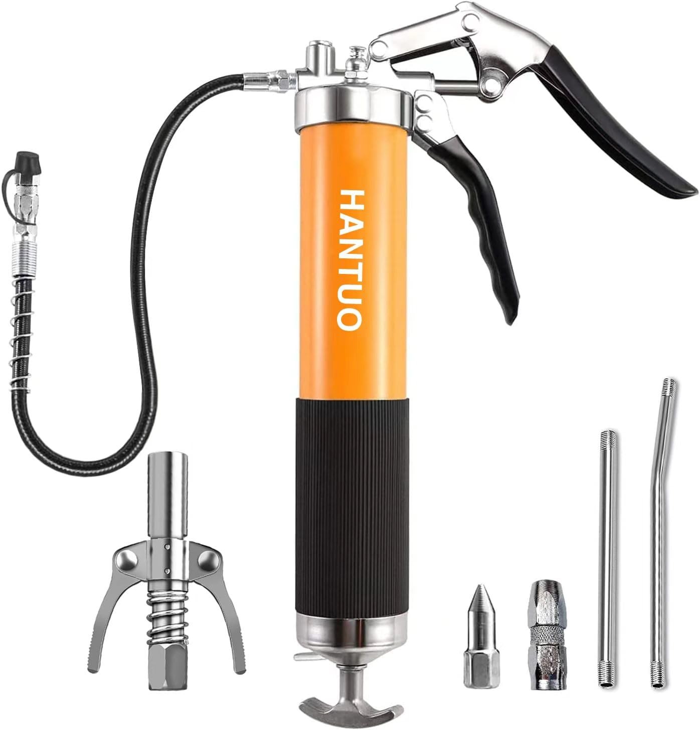 HOT Engrasadora Manual Grasera Graseras De Mano Pistola Bomba,De Engrase 18″