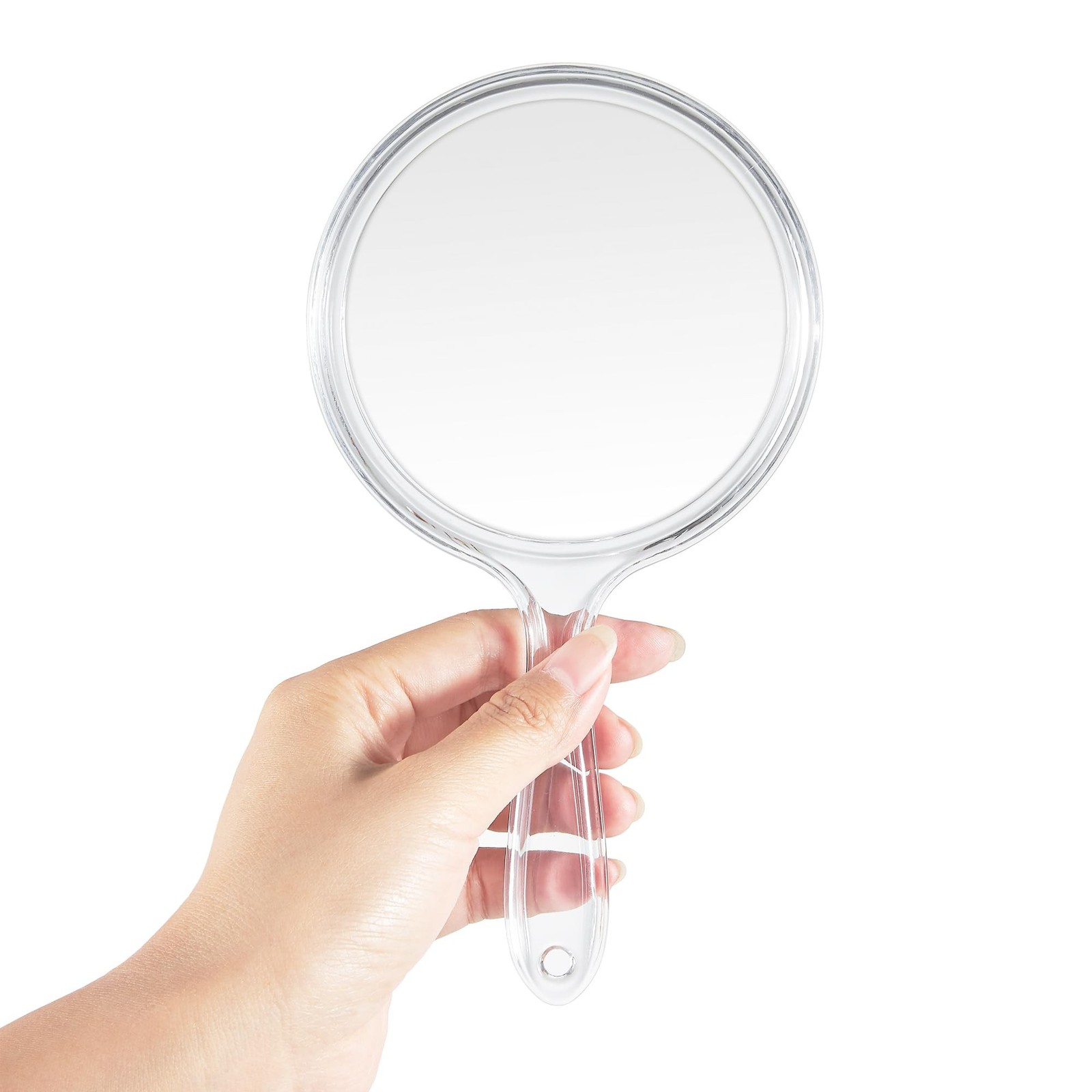 HYOUJIN Double-Sided Magnifying Handheld Mirror (1X/3X),Handheld Mirrors with...