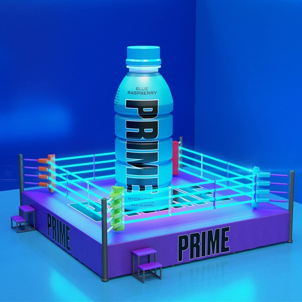 Ultimate Hydration: Blue Raspberry Electrolyte Drinks with Antioxidants, 12-Pack