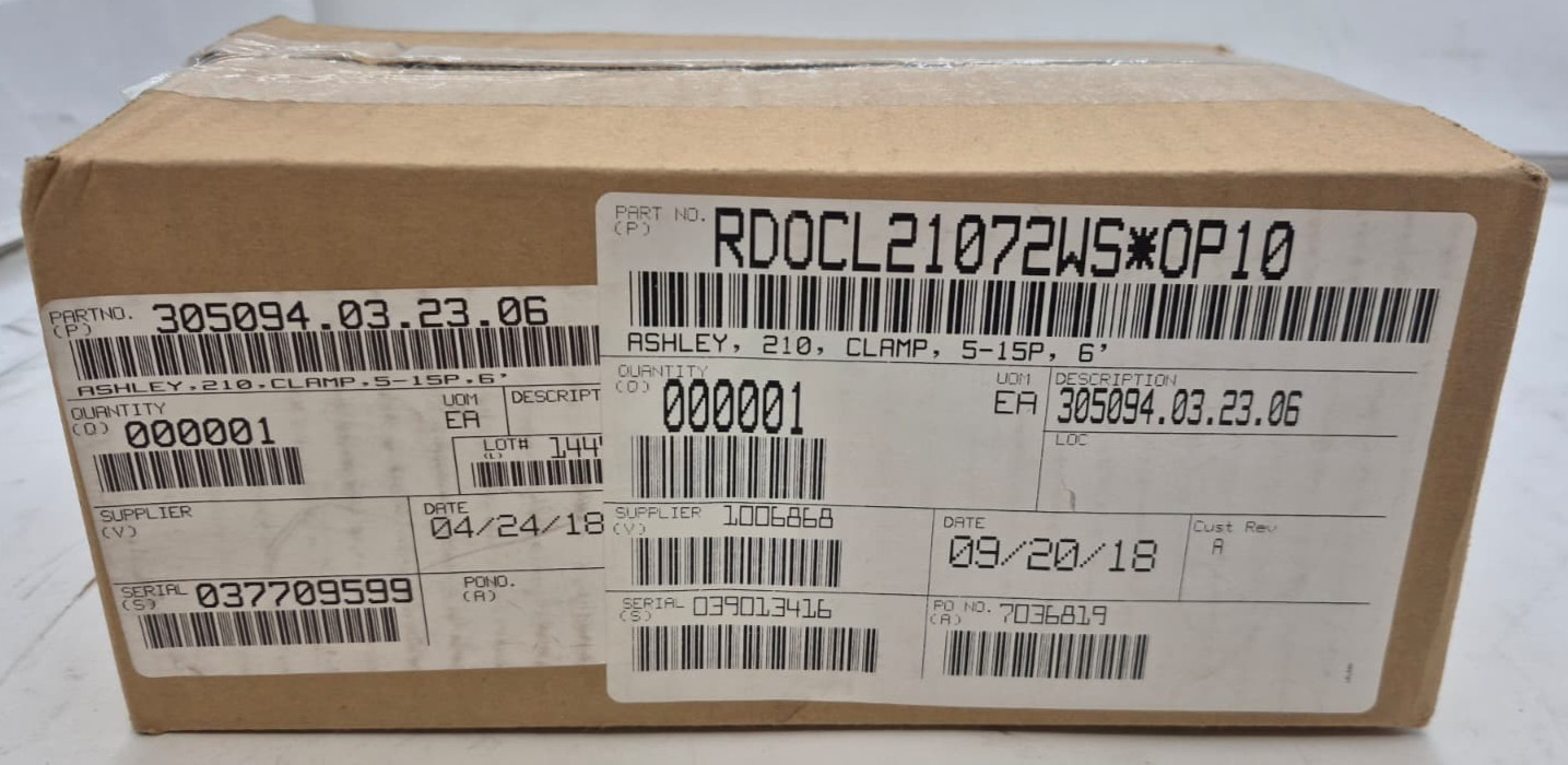 Open Box Dekko Ashley 210 Surface Power Module 5-15P 6' W/ Clamp