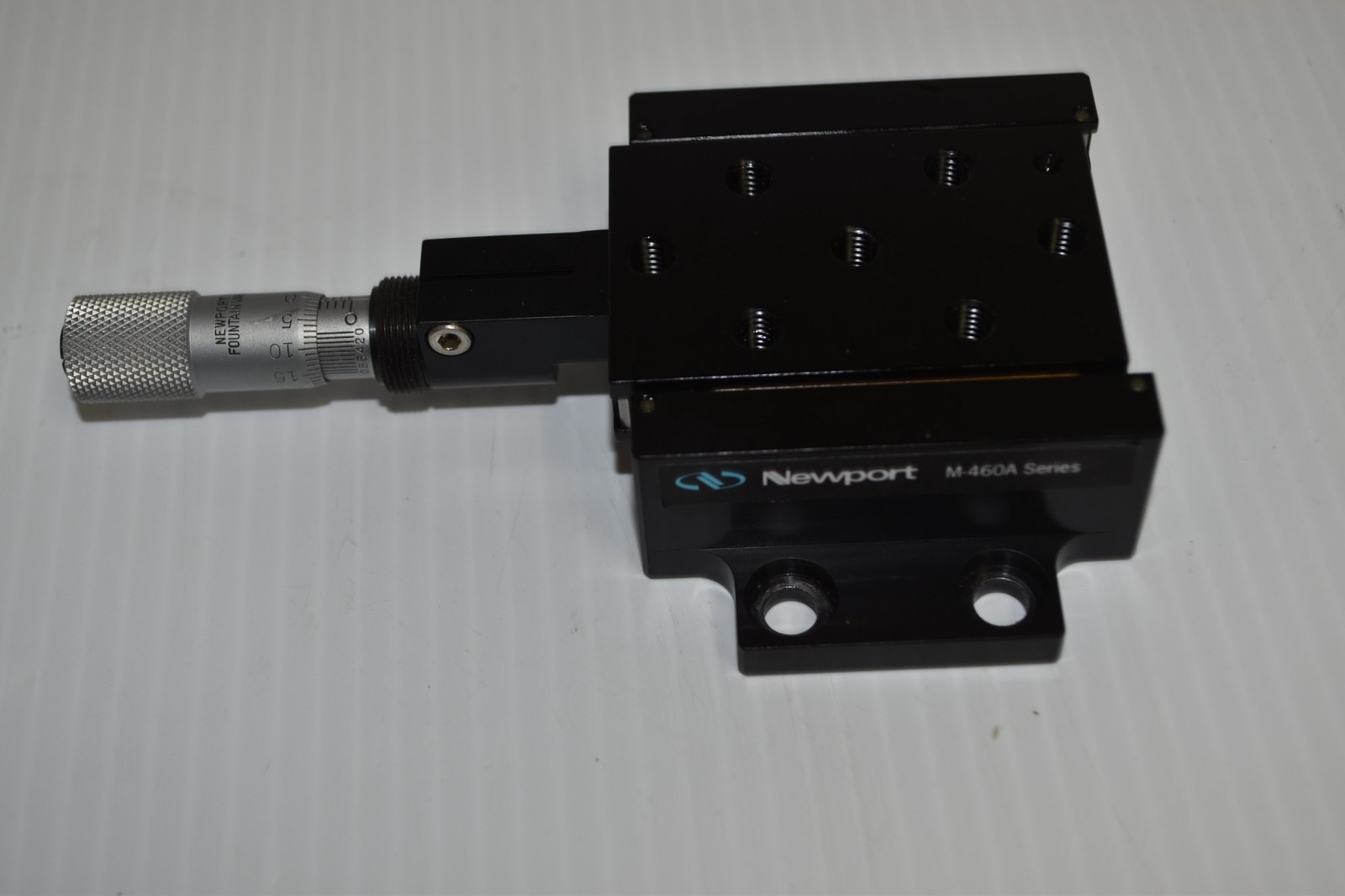 *JM* NEWPORT NRC  M-460A-x  SERIES LINEAR STAGE w/ MICROMETER  (QEG86)
