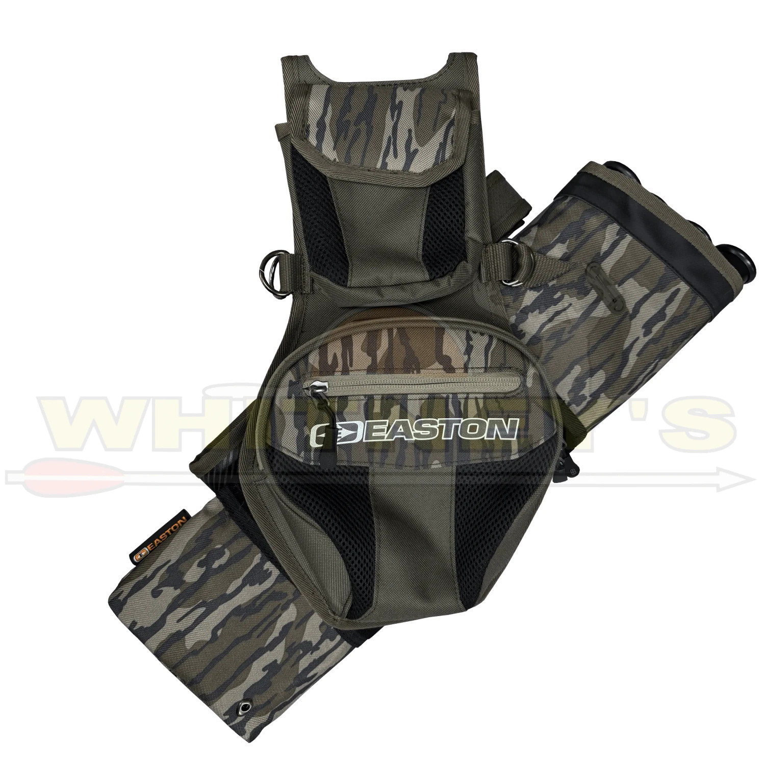 Easton Archery Flipside 4 Tube Hip Quiver W/Belt - Mossy Oak Original - 602497