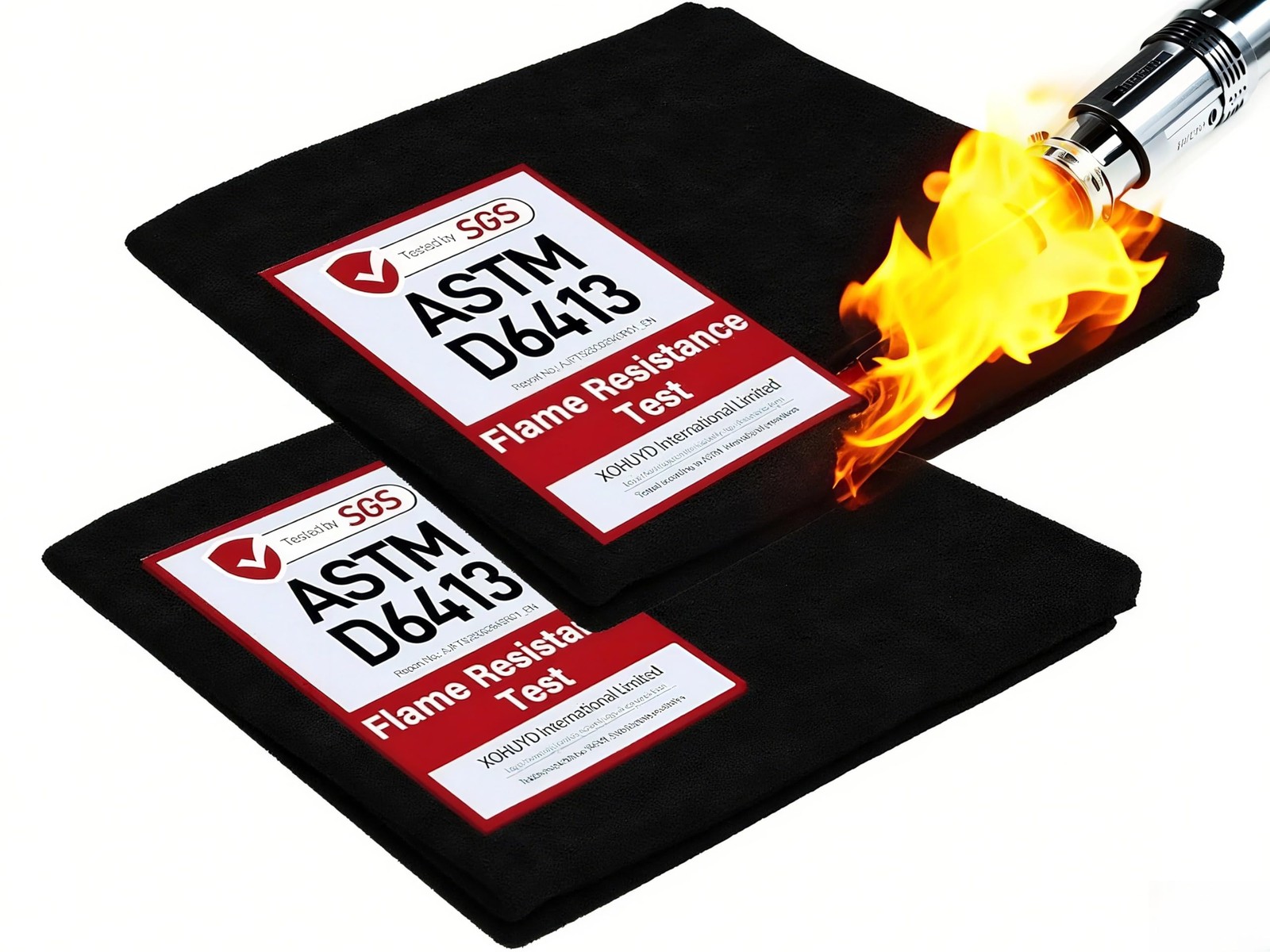 2 Pack 20" X 20" Fireproof Welding Blanket & Pad, 5mm Thickened Heat Resistan...
