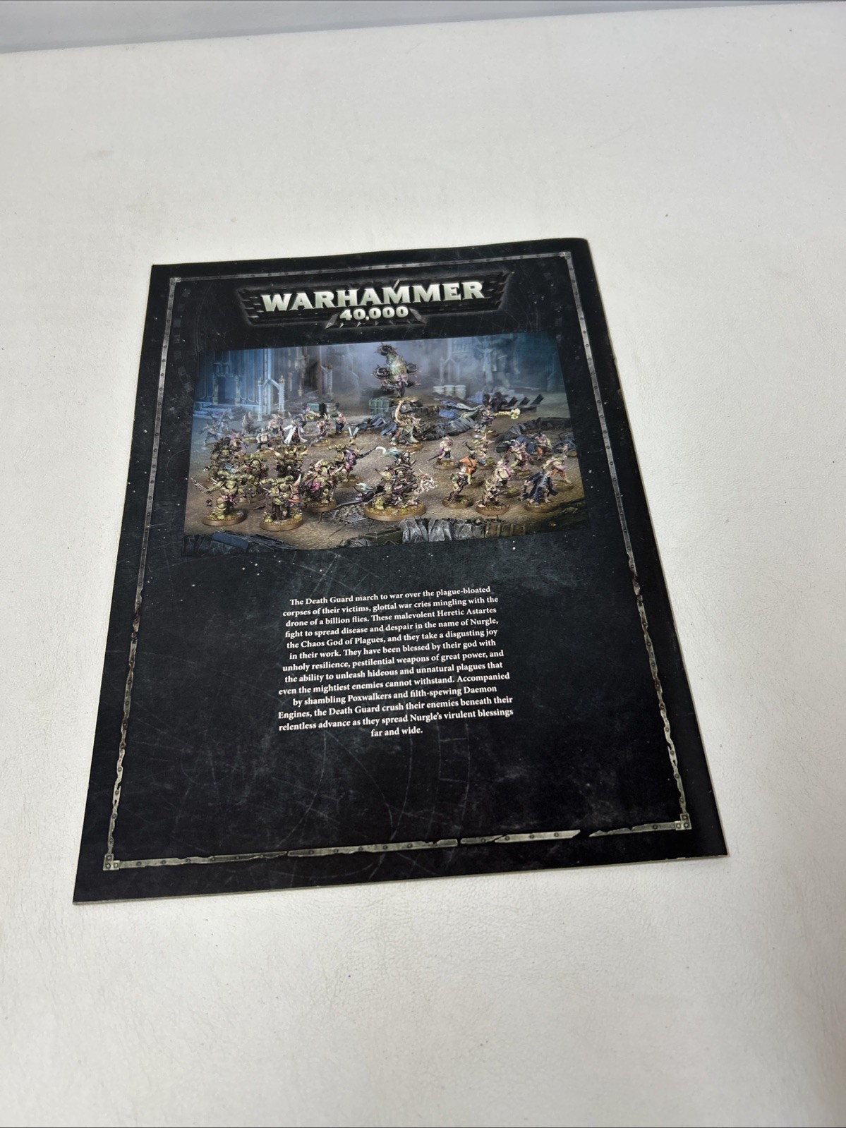 Warhammer DEATH GUARD Games Workshop OOP Rare
