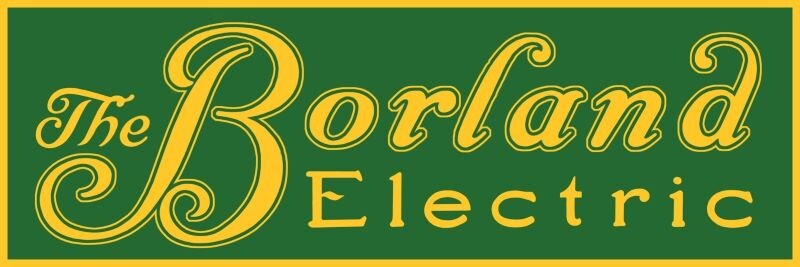 Borland Electric Cars of Chicago, Illinois NEW Metal Sign: Ships Free - 6 x 18"