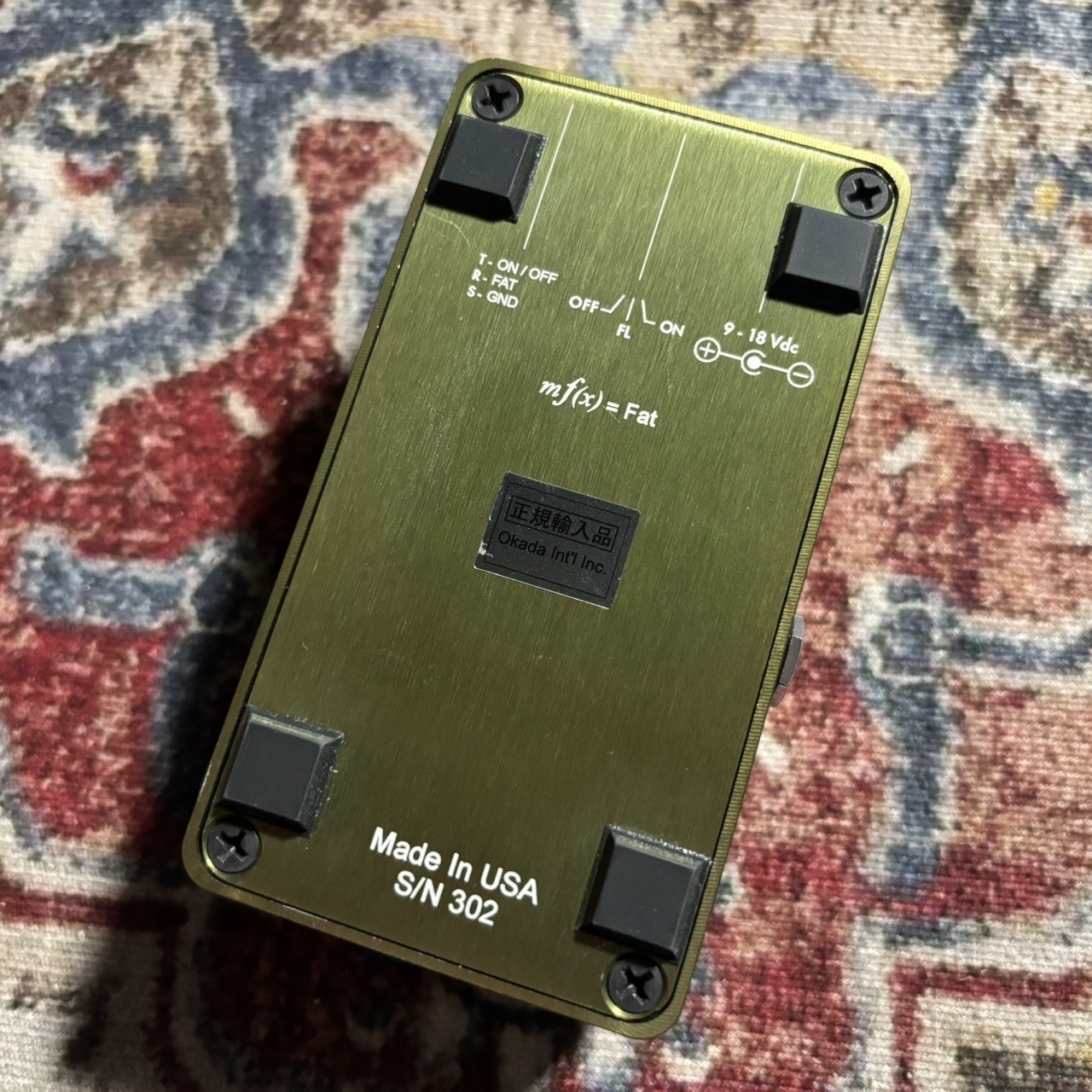 Suhr Rufus Fuzz Effector Old Model