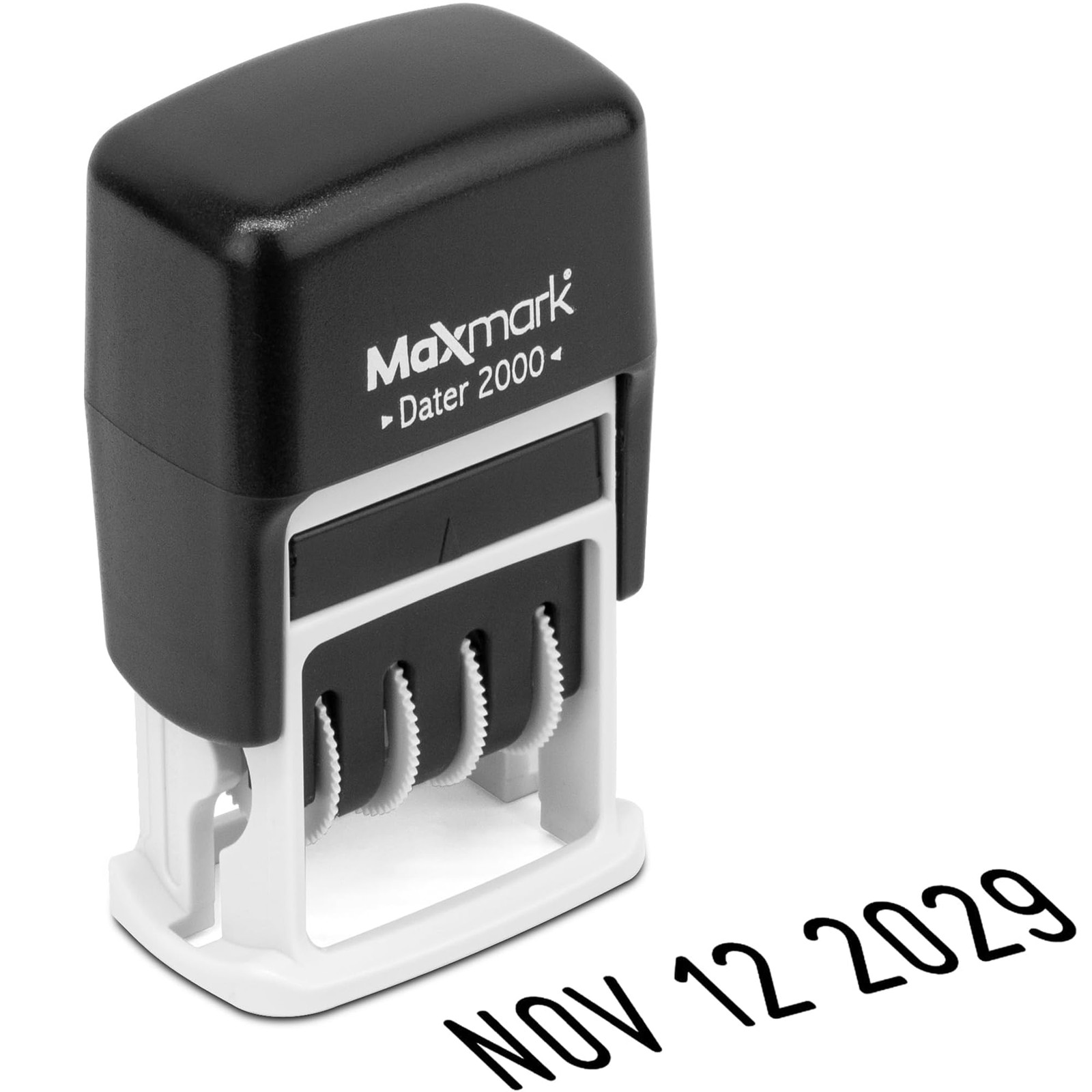 2000 Dater Self Inking Date Stamp - Black
