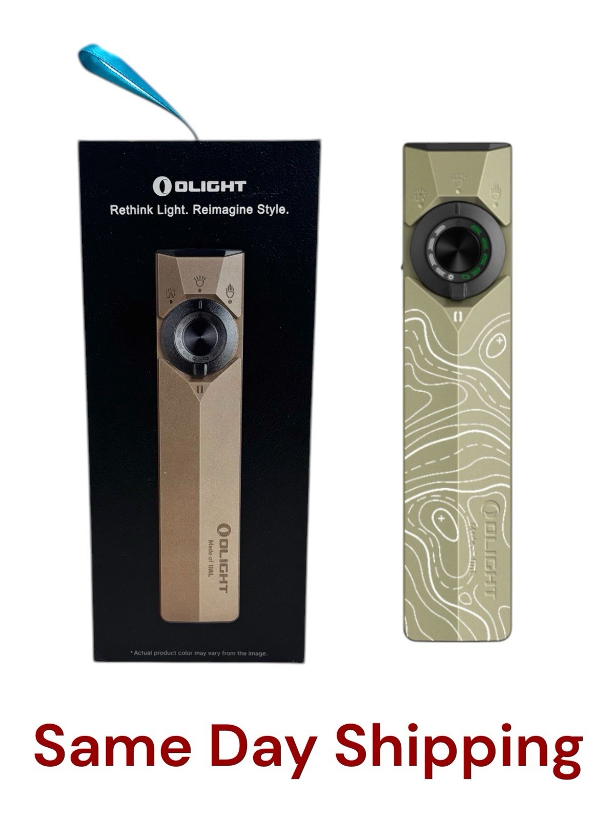 New Olight ArkPro Ultra Class 3R Olive Topo CW, 1700 Lumens, 205 Meters