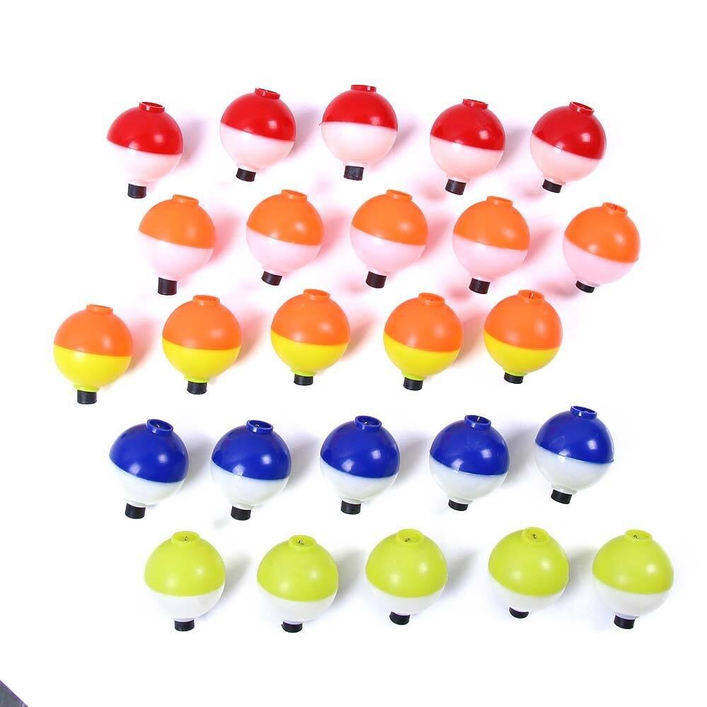 5PCS/Pack 2'' inch EVA Foam Round Floats Snap-On Fishing Bobbers Fishing Buoy