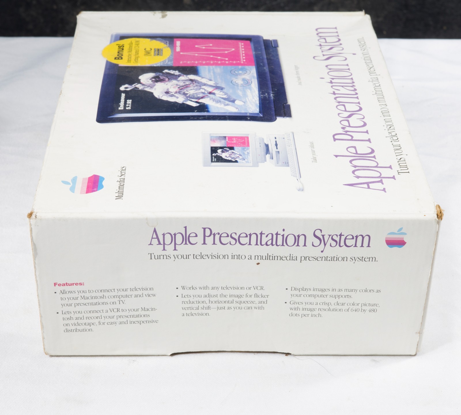 Vintage Apple Presentation System video to S-video composite Focus Enhancments