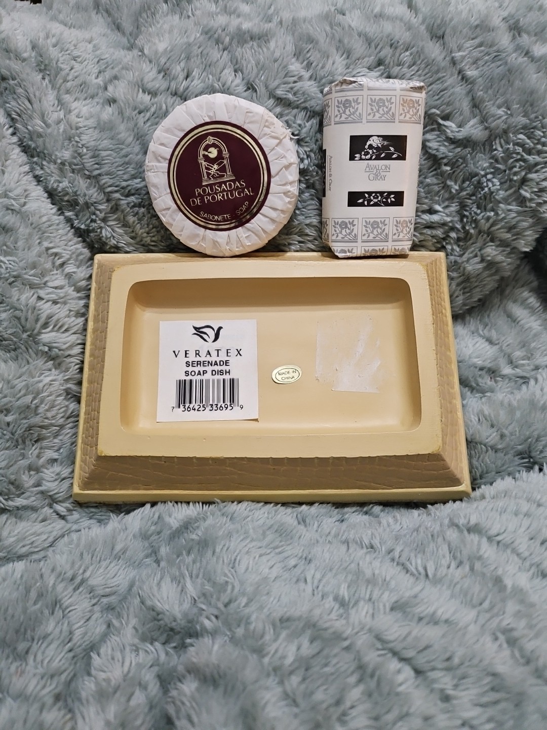 Soap Dish By Veratex & Hotel Soaps Bathroom Set NEW