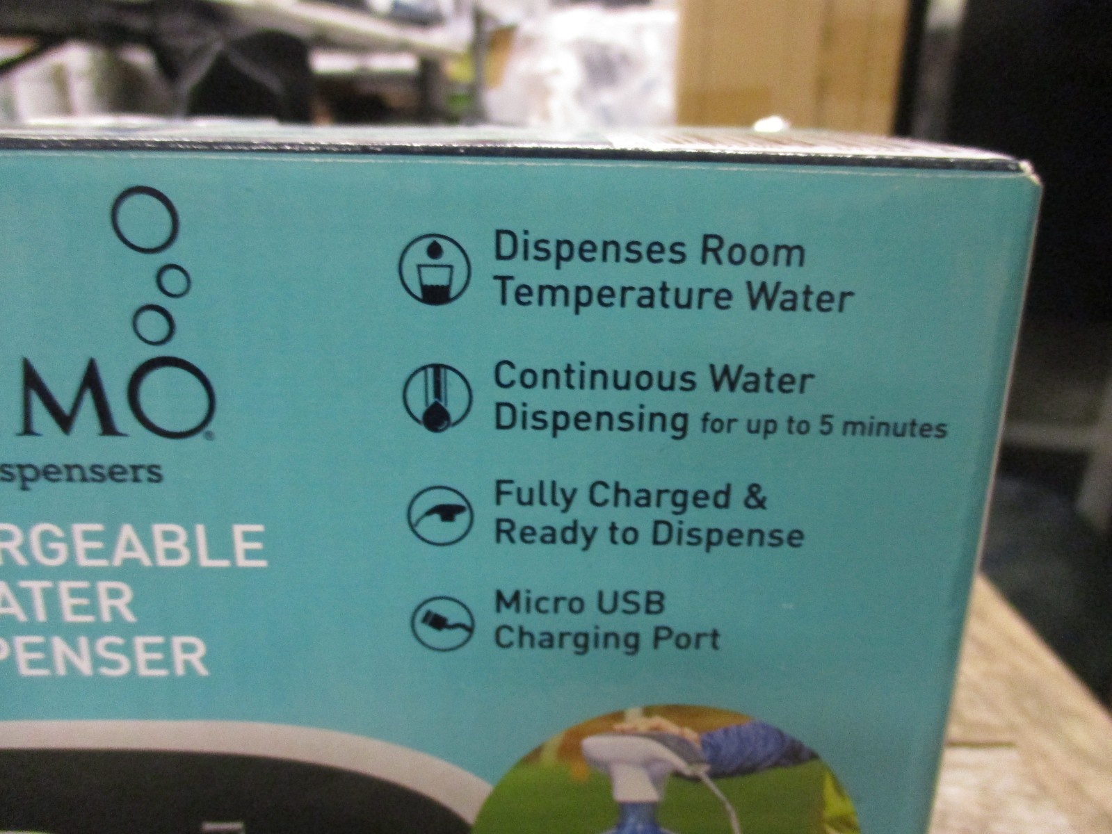 Primo Electronic Rechargeable Water Dispenser NOB