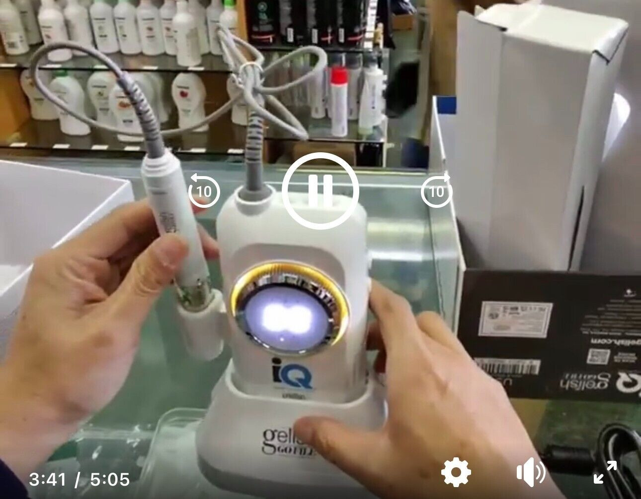 Gelish Go File IQ Smart Nail Drill - New Machine 2023