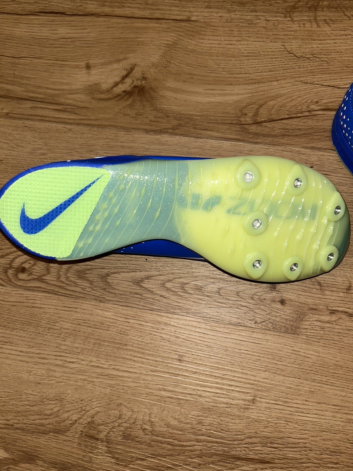 NIKE AIR ZOOM LONGJUMP ELITE SHOES RACER BLUE SIZE 11.5 NWOB