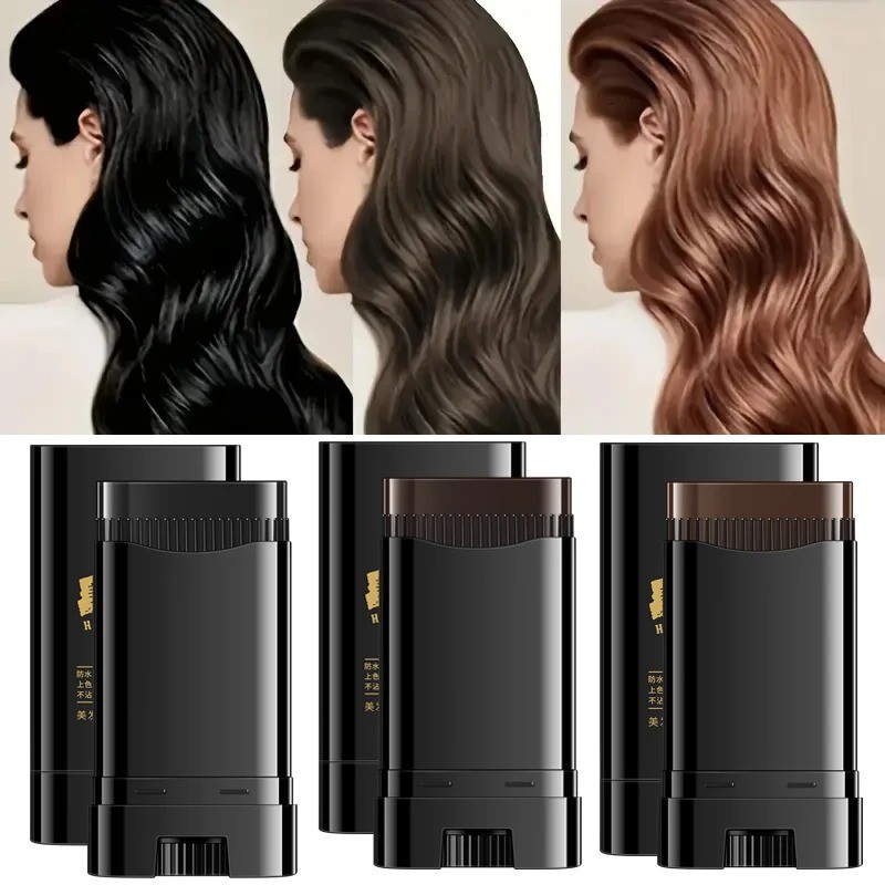 Waterproof Gray Hair Cover Stick Instant Root Touch Up Natural Long Lasting All